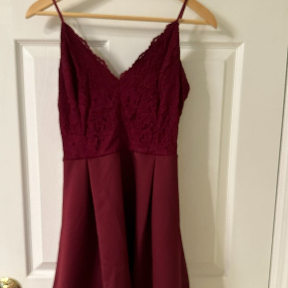 Charlotte Russe, Cranberry dress, size L